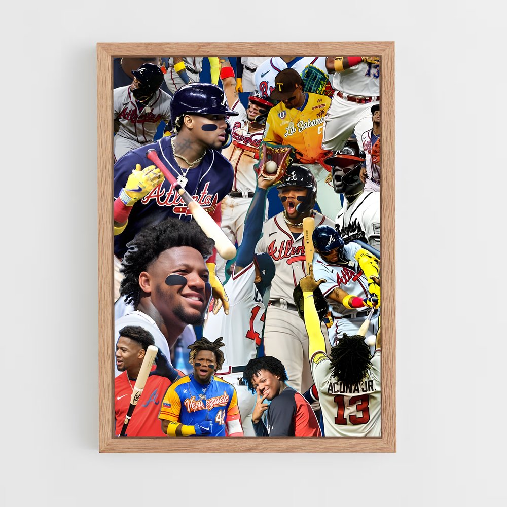 Poster Team Acuña – affiche Baseball (vue 4)